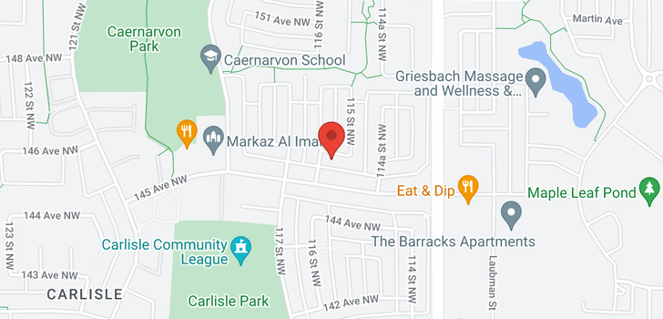 map of 11519 146 Avenue NW